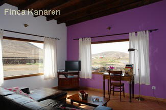 Fuerteventura Ferienhaus Pilar. Das Wohnzimmer