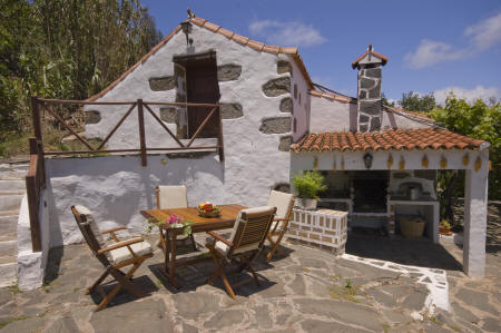 Gran Canaria Ferienhaus Nanita B - Grillplatz und Terrasse