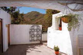 Gran Canaria Hhlenhaus Villa Baja. Der Patio
