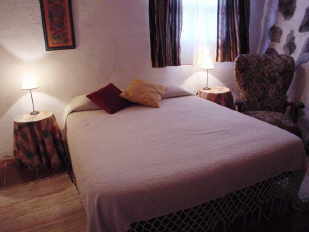 La Gomera Ferienhaus El Tabaibal auf La Gomera. Das Schlafzimmer.