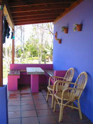 La Palma Bungalow Cuba 2 und 3 Eine Terrasse