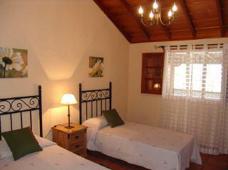 La Gomera Ferienhaus Fota. Das Schlafzimmer