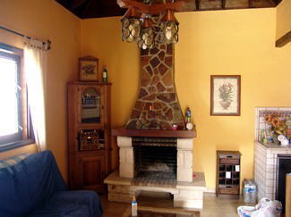 Ferienhaus La Palma. das Wohnzimmer