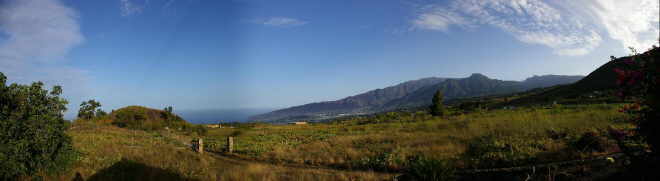 La Palma Ferienhaus Persephone. Der Panoramaausblick