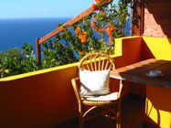 Ein Balkon Casa Silvano auf La Palma