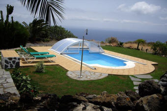 La Palma Ferienhaus mit Internet - Posito - La Palma Ost - Pool