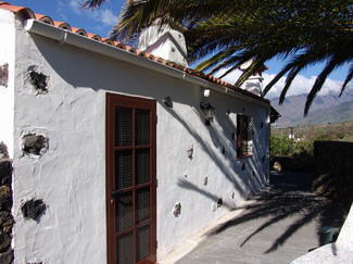 La Palma Landhaus Pastelero in Todoque La Palma West. Eine Terrasse