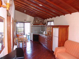 La Palma Landhaus Pastelero in Todoque La Palma West. Die Küche