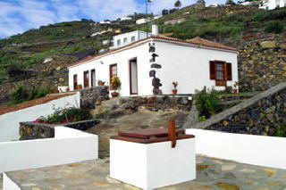 La Palma Sued - Ferienhaus Casa Rincon de Mercedes - Blick in die Berge