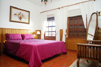 Fuencaliente - La Palma Süd - Ferienhaus Casa Manuela. Schlafzimmer mit Doppelbett