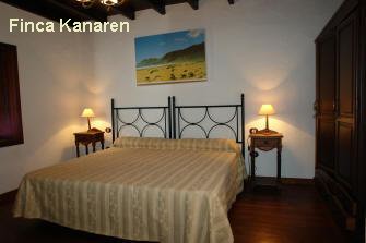 Lanzarote Ferienhaus auf der Finca la Crucita - Schlafzimmer