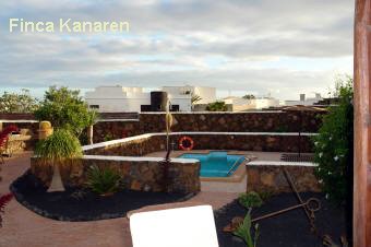 Lanzarote Süd - Guime - Blick auf den Pool
