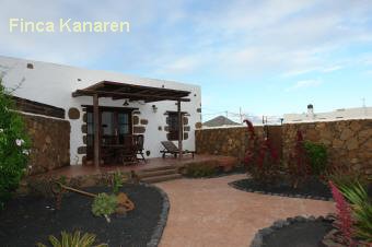 Lanzarote Süd - Guime - Garten und Terrasse