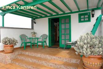 Lanzarote Ferienhaus mit Pool - Finca Diama - Terrasse