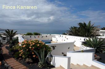 Ferienhaus mit Pool - Lanzarote Nordwest - Ausblick auf des Meer